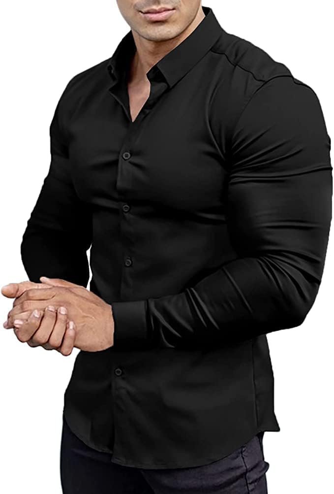 Slim-Fit Herrenhemd für Frühling 2025 – Knitterfrei – David