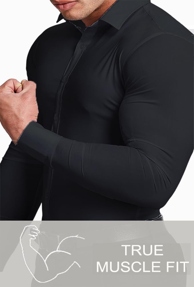 Slim-Fit Herrenhemd für Frühling 2025 – Knitterfrei – David