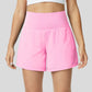 Atmungsaktiv & Schnell trocknend High-Waist Fitnessshorts Damen – Mirabella
