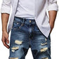 Herren Slim-Fit Ripped Jeans – Mick
