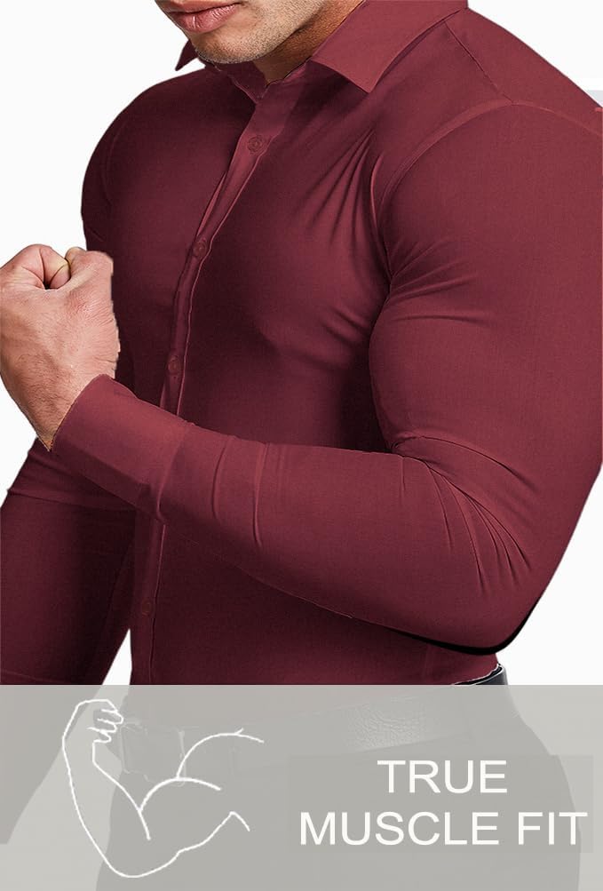 Slim-Fit Herrenhemd für Frühling 2025 – Knitterfrei – David