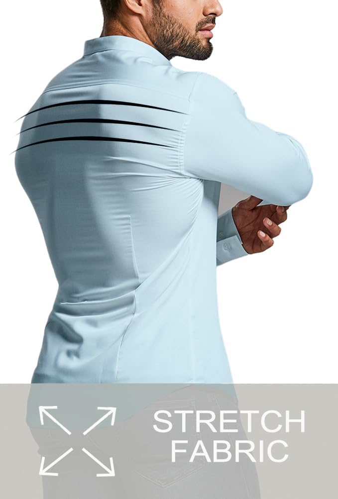 Slim-Fit Herrenhemd für Frühling 2025 – Knitterfrei – David