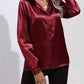 Melitta | Damen Elegante Satinbluse