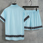 Boho Sommer Set Herren Zweiteilig Shirt und Shorts entspannt - Malik