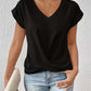 Sahira – Damen T-Shirt mit herzförmigem Ausschnitt
