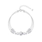 Silbernes Perlenarmband