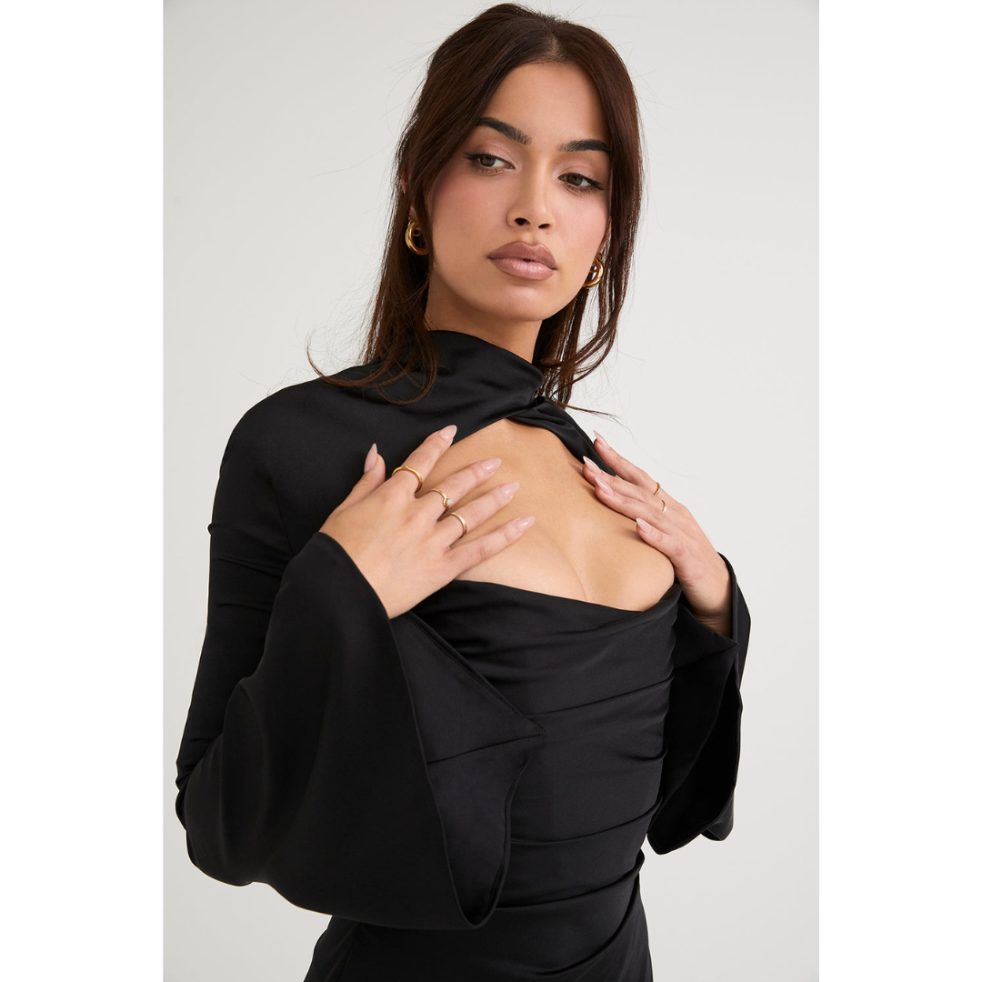 Partykleid Mit Langen Ärmeln Für Damen | Mini