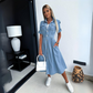 Jule |  Damen Denim-Kleid