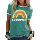 T Shirt Mit Rundhalsausschnitt Für Damen | Bedruckt