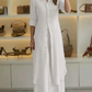 Zweiteiliges Damen Sommer Set aus Leinen – Amaya