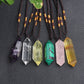 Natürliche Kristall-Amethyst-Heilende Halskette – Lyra