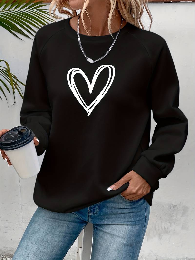 Bossom | Damen Herz-Pullover