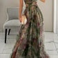 Elegantes Mesh-Maxikleid mit Figurbetontem Schnitt – Camille