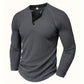 Chad™ - Herren Henley-Shirt