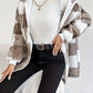 WW | Kariert Teddy Hoodie Jacke | Warm und Bequem für den Winter