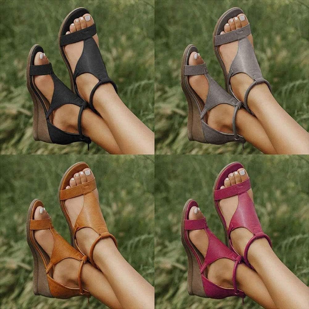 Sandalen | Damen Sommer-Sandalen mit Erhöhtem Absatz und Modernem Knöchelriemen-Design für 2025