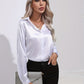 Melitta | Damen Elegante Satinbluse