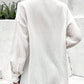 Emily | Damen Bluse aus weißem Leinen