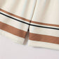 Zweiteiliges Set mit Streifenprint Kurzarmshirt und Shorts - Mateo