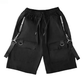 Ethord - Schwarze Cargo Shorts mit praktischen Details
