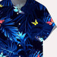 Jake – kurzarmhemd mit hawaiianischem schmetterlings-blumendruck