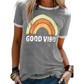 T Shirt Mit Rundhalsausschnitt Für Damen | Bedruckt