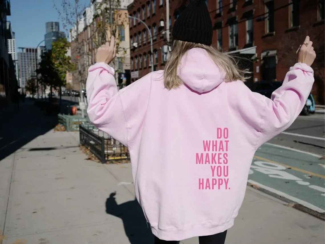 WW - Damen Hoodie - Lässiger Streetstyle mit Schriftzug