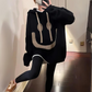 WW | Hoodie Mit Smiley-Print Für Frauen
