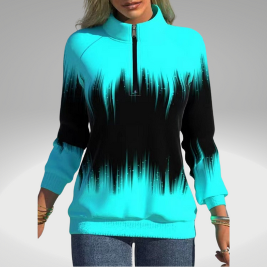 WW - Damen Sweatshirt mit Farbverlaufdruck