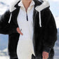 Die bequemste Winter-Plüsch-Kapuzenjacke