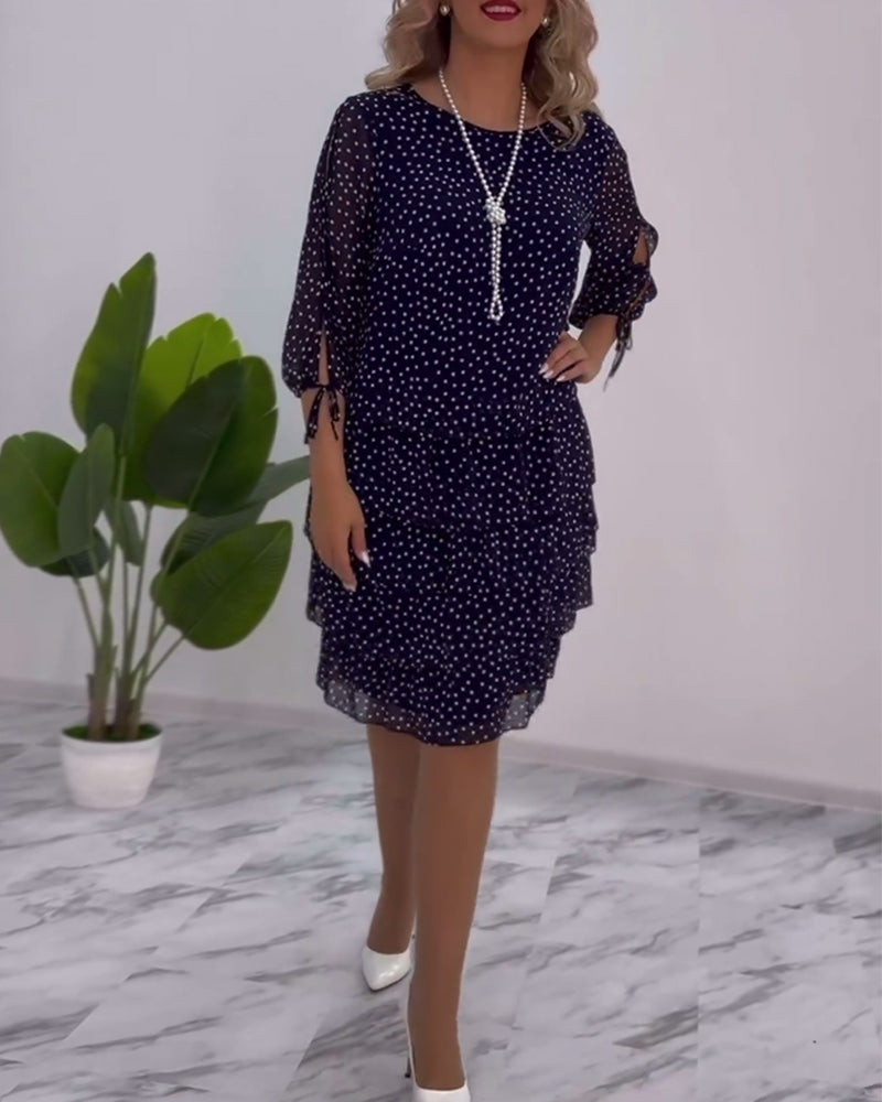 Liliane – Klassisches Polka-Dot-Kleid