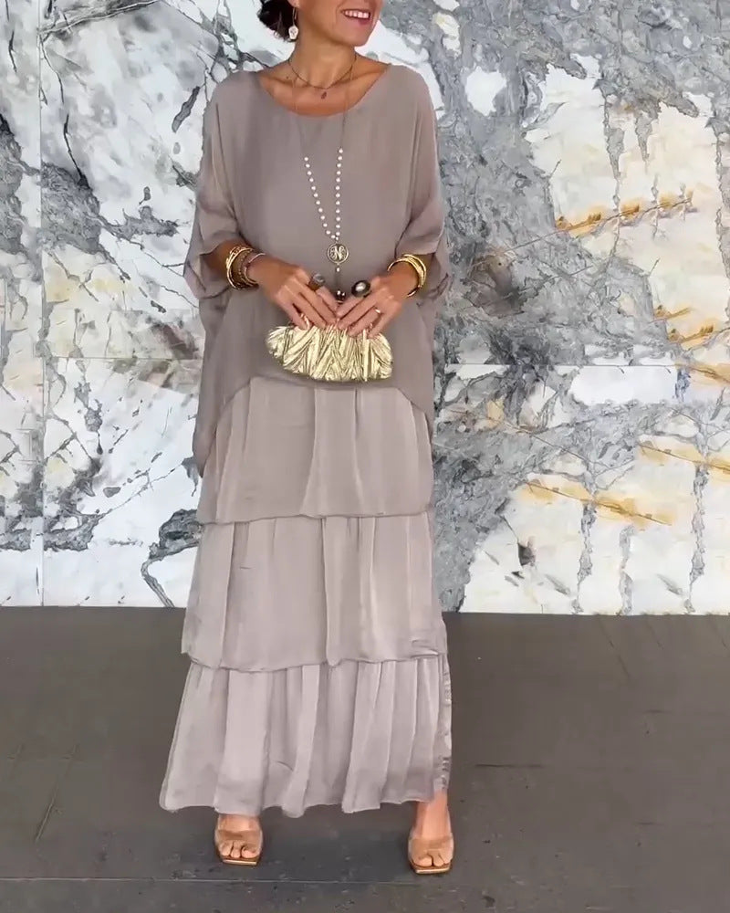 Fleur – Elegantes Maxikleid mit schmeichelnder Passform