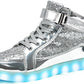 Trendige LED-Sneakers mit wiederaufladbarer Beleuchtung – LumaBoost