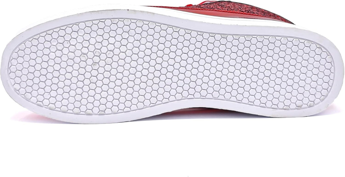 Casual Glitter-Sneakers – NeonFlash