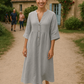 Natali - Maxikleid aus Leinen