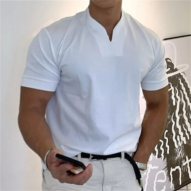 Atmungsaktives Herren Fitnessshirt mit V-Ausschnitt – 1 kaufen, 1 gratis – Timo