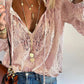 Lili - einzigartige bluse mit spitzen details