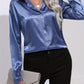 Melitta | Damen Elegante Satinbluse