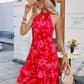 Zara – Blumenkleid mit Neckholder
