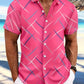 Ryan – kurzärmliges button-down-hemd mit modischem print für den sommer
