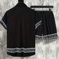 Boho Sommer Set Herren Zweiteilig Shirt und Shorts entspannt - Malik