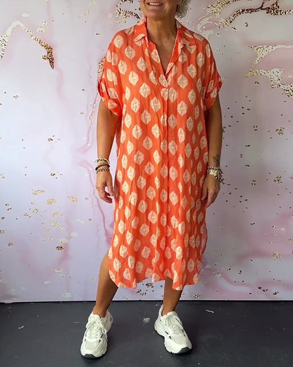 Dini - Kleid mit V-Ausschnit