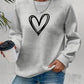Bossom | Damen Herz-Pullover