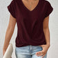Sahira – Damen T-Shirt mit herzförmigem Ausschnitt