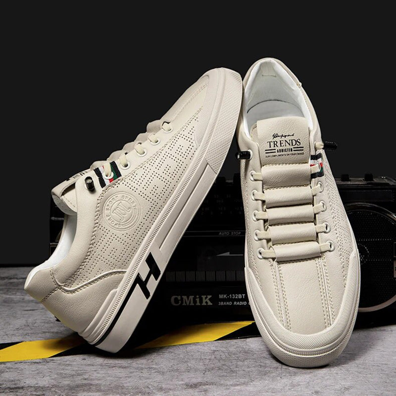 Herren-Sneaker aus Perforiertem Leder mit Leichtbauweise – Ethan
