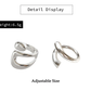 Minimalistisches Ringset