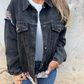 Eva™ - Denim Patchwork Freizeitjacke