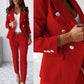 Zweiteiliges Damen Slim-Fit-Set für moderne Business-Looks – Valentina