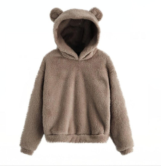 WW | Warmer Kapuzenpullover Mit Ohren