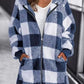 Lässiger Hoodie in Übergröße für Frauen